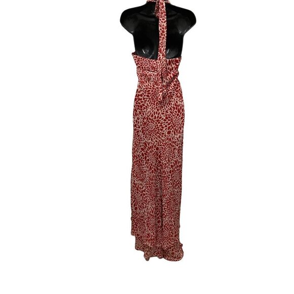 Bcbg Max Azria  womens maxi halter neck  evening dress - Picture 6 of 16